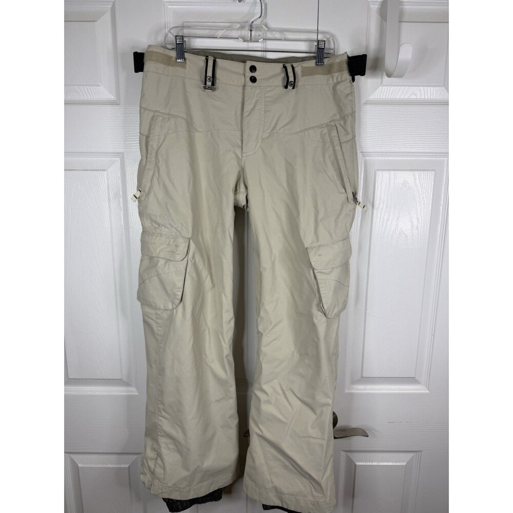 Bonfire Women's Snowboard Ski Winter Pant Bib Beige Size M 1204